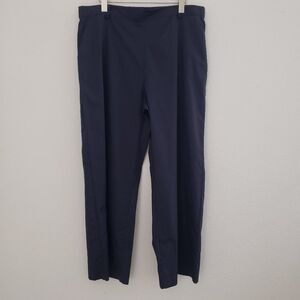 EtiCi Palazzo Pants Navy Bue XXL Wide Leg Office Casual Lightweight Flowy